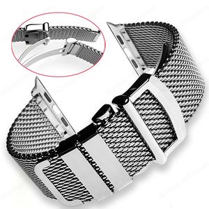 Bracelet de montre milanais de haute qualité pour Bracelet de montre 45mm 44mm 49mm 41mm 40mm 42/38mm Bracelet pour Iwatch Ultra 8 7 6 5 4 SE240125