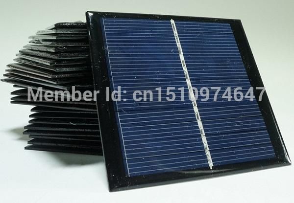 Livraison gratuite de haute qualité ! Mini cellule solaire 1watt 5.5, Module solaire, cellules polycristallines, vente en gros, 24 pièces/lot