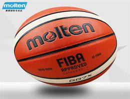 Hoogwaardige gesmolten fiba gg7x pu lederen basketbal alstar game indoor outdoor basketbal bal match training bal size7301L7822427