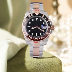 Montre de luxe de haute qualité 40mm pour hommes et femmes, mouvement automatique 2813, entièrement en acier inoxydable, étanche, lumineuse, mécanique, cadeaux