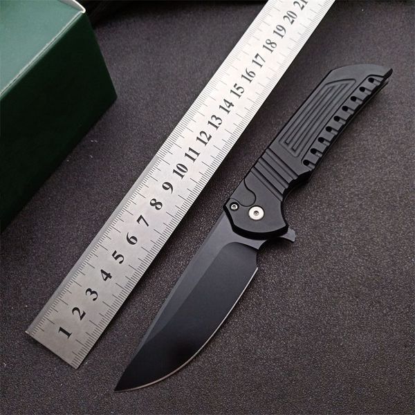 Cuchillo plegable táctico Mordax Flipper de alta calidad CPM-20CV Hoja negra CNC Mango de aluminio de aviación Cuchillos de bolsillo EDC para exteriores