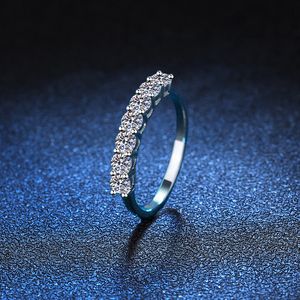 Hoge kwaliteit Mosan Diamanten Ringen Voor Vrouwen 925 Zilveren Mode Ster moissanite Ring Trouwring Fonkelende Diamanten Met Certificaten