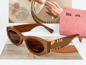 Lunettes de soleil Mu Cat Eye de haute qualité pour femmes et hommes, lunettes de soleil de styliste, mode classique, style rétro unisexe, conduite anti-UV400 avec boîte