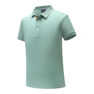 Hoge kwaliteit moerbeizijde POLO shirt voor heren effen kleur half paar stijl wafel korte mouwen T-shirt kan worden bedrukt