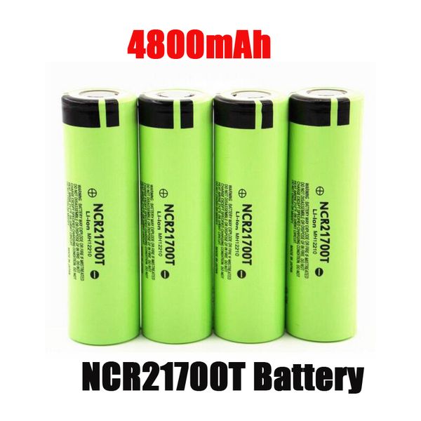 Haute qualité NCR21700T 4800mAh 21700T NCR 21700 batterie 35A 3.7V vidange Batteries au Lithium rechargeables cellule