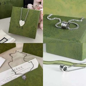 Hoge kwaliteit ketting Sier Chain Heren Dames Dubbele Ring Hanger Schedel Tijger met Letter Designer Kettingen Mode Cadeau Sieraden G677