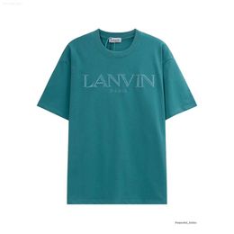 Hochwertige NEUE 2024 Herren-T-Shirts von Lanvins, Lanvin Galler, und Damen-Paar-Street-Trend-T-Shirt, Designer-Luxusmode, Lanvin Hoodie Ess-T-Shirt 6720