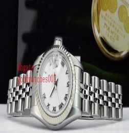 Hoge kwaliteit nieuwe aankomst luxe horloges polshorloge dames 18kt WG SS 26 mm zilver JUBILEE Diamond 79174 dameshorloge9367965