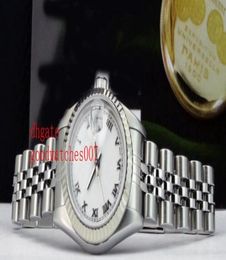 Nouvelle-qualité Nouvelle arrivée Luxury montres de bracelet Matter les dames 18kt WG SS 26mm Silver Jubilee Diamond 79174 LADES Watch5031030