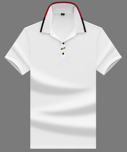 Haute qualité nouvelle marque Paul T-shirt à manches courtes hommes Bee polo 100% coton revers Business coréen été broderie vêtements pour hommes