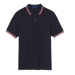 Haute qualité nouvelle marque été hommes Polo broderie chemise manches courtes hauts col rabattu Polo vêtements mâle mode décontracté Polo S-3XL