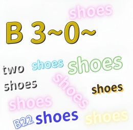 Nouveau créateur de haute qualité B22 Sneaker Fashion Net B30 Ed Sneakers en petit morceau Espadrilles 3M 3M 3M ESPADRILLES 3D 2D 23 30 Sneaker Casual Sneakers Nylon