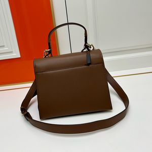 Haute qualité nouveau portefeuille rétro chaîne sac de créateur logo luxe en cuir classique handbill épaule sacs à bandoulière femme noir et marron
