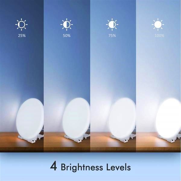 haute qualité Nouvelles fonctions Lampe de thérapie par l'énergie lumineuse blanc Lampes d'éclairage d'intérieur Matériau de qualité supérieure éclairage support pliable rend