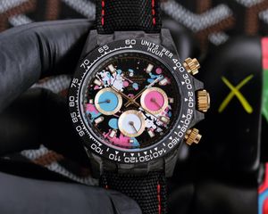 Hoogwaardig nieuw mechanisch horloge automatisch uurwerk luxe mode waterdicht titaniumlegering ontwerp voor heren170e