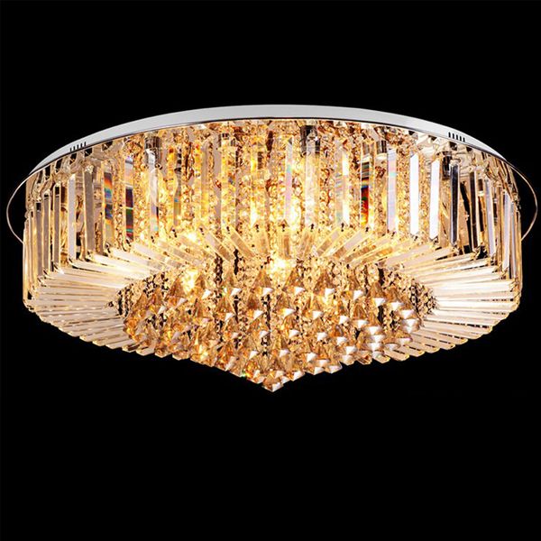 Livraison Gratuite de haute qualité Nouveau Moderne K9 Crystal LED Crystal LED Plafonnier Pendentif lampe de lampe de lumière 50cm 65cm, 80c 100cm