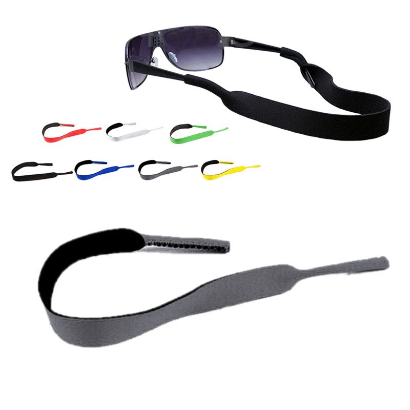 Yüksek kaliteli yeni açık gösteri gözlükleri güneş gözlükleri esnek spor bandı kayış kemer kablosu tutucu neopren güneş gözlükleri gözlük