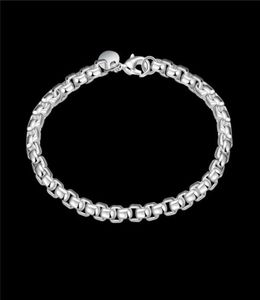 Hoge kwaliteit nieuwe ronde toegevoegd merk 925 zilveren armband JSPB157Beast cadeau mannen en vrouwen sterling verzilverde bedelarmbanden818847875602