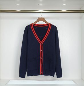 Hoge kwaliteit nieuwe dames en heren truien luxe gebreide vintage vest streep brandG hol blauw groen trui casual pullover streetwear tops G2