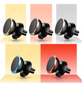 Support de ventilation de voiture magnétique de haute qualité de haute qualité pour iPhone Samsung Universal Mobile Phone Telepheder avec package de vente au détail