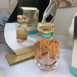 Parfum en or Rose de haute qualité pour femmes, parfum fort en diamant, parfum durable, spray corporel, livraison rapide