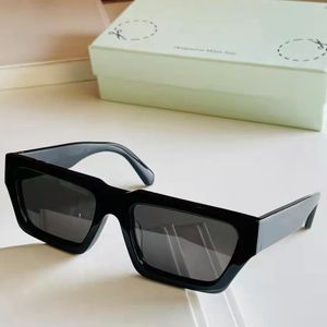 Hoge kwaliteit designer nieuwe modetrend heren- en dameszonnebril Vierkant zwart schildpadframe Witte zonnebril Oer1002 Retro Shades