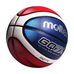 Hoogwaardige officiële maat 7 Basketball GQ7X Competitie Basketbal Standaard Ball Mens Dames Training Ball Team Basketball 240510