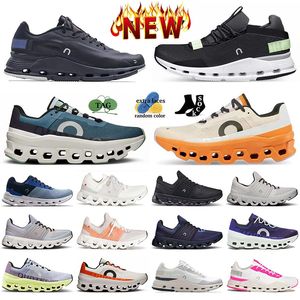 Haute qualité sur cloudmonster chaussures de course 36-45 plate-forme femmes Nova Pink Creek blanc tout noir Monster Surfer X 3 Runner Roger hommes baskets baskets 5 chaussure de tennis