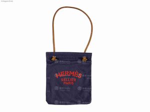 Hoge kwaliteit originele HREMMS -logo -designer tassen voor vrouwen canvas aline tas handtas schoudertas tas