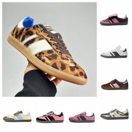 Hoge kwaliteit Originelen Sambas Vegan OG Casual schoenen voor heren Dames Designer Trainers Cloud White Leopard Core Zwart Wit Gum Bonners Collegiate Sneakers 36-45