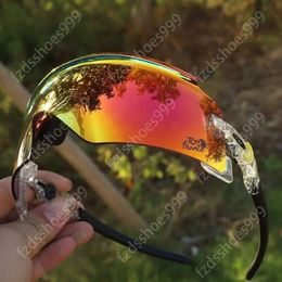 Lunettes de soleil à lunettes extérieures de haute qualité Lentes sportives Men de sport féminin Glotte Road Bicycle Dames Goggle Tour de France Édition commémorative avec boîtier Boîte