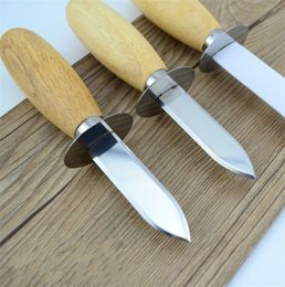 Couteaux à huîtres de haute qualité avec manche en bois épais, couteau à fruits de mer en acier inoxydable, ustensile de cuisine 2/5ty E11769903