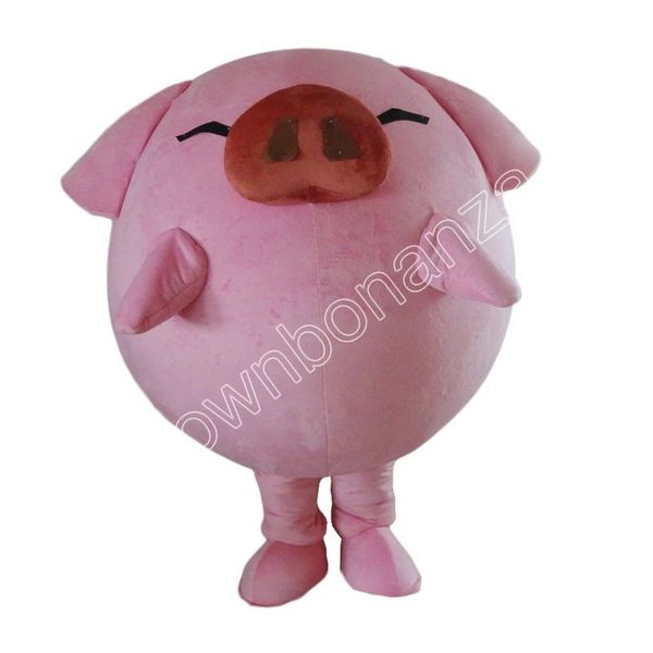 Costume de mascotte de cochon rose Performance de haute qualité déguisement carnaval costume de fantaisie personnalisé costume en peluche