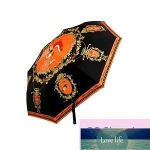 Haute Qualité Personnalité Imprimer Parapluies INS Mode Automatique Parasols Hommes Femmes Parapluie Marque Imperméable Ensoleillé Pluvieux Parasol Parapluie