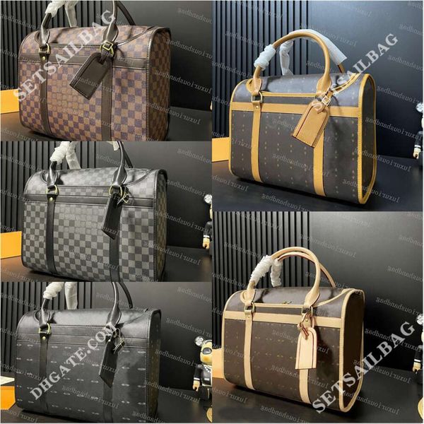 Haute qualité Pet Carriers Sacs Designers Luxe Pet Strap Bagage Sac À La Mode Chien Sangle Embrayage Unisexe Sac Bandoulière Sac À Main Bagages petits animaux Sac