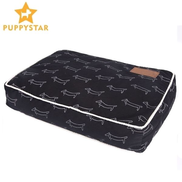 Lit pour chien de haute qualité canapé doux imperméable pour dormir petit moyen grand tapis de chat avec motif animal PY0108 Y200330