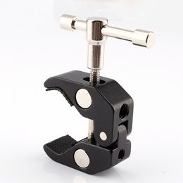 Freeshipping Accesorios de estudio fotográfico de alta calidad Brazo de fricción mágica Abrazadera de cangrejo súper Clip de alicates articulados