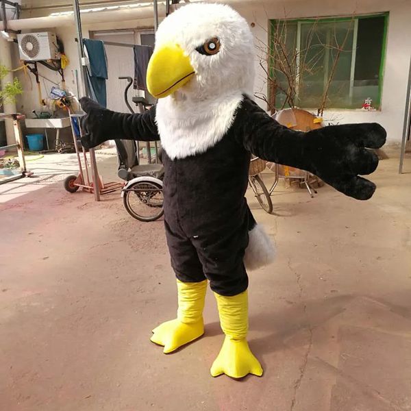 Photos de haute qualité Costumes de mascotte d'aigle de haute qualité personnage de dessin animé tenue costume carnaval adultes taille Halloween fête de Noël fête de carnaval