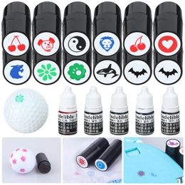 Multicolors à séchage rapide en plastique de haute qualité Accessoires de golf Sceau de golf Stamper Balle de golf Marker