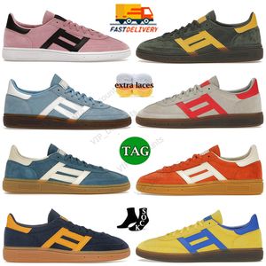 Plate-forme de haute qualité handball spezial presque jaune gum écarlalet marine gum aluminium arctique ombre ombre marron basse chaussure décontractée baskets plates sneakers de gym