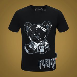 Haute qualité PLEIN BEAR T-shirt Hommes Designer T-shirts Marque Vêtements Strass Crâne Hommes T-shirts Classique Hip Hop Streetwear Tshirt Casual Top T-shirts PB AaC