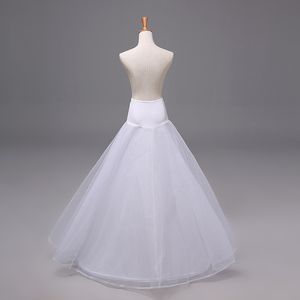 Hoge kwaliteit plus -size jurk twee lagen tule petticoat rok 1 hoepel petticoats bruiloft accessoires