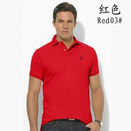 Shirt de marque de polo de haute qualité pour le t-shirt de polo décontracté en coton pur pour hommes pour chemise de polos masculine