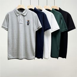Polo de haute qualité Top à manches courtes masculines Nouveaux printemps et été nouveau Polo Fashion Polo T-shirt A2