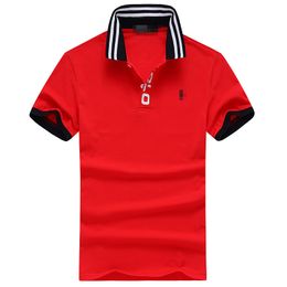 Haute qualité Poney imprimé animal Polo pour hommes décontracté haut d'affaires brodé Polos chemise hommes à manches courtes Homme surdimensionné revers T-shirt design