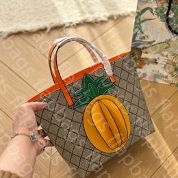 hoge kwaliteit populaire mode schoudertas dames crossbody mini nieuwe veelzijdige lederen diamantpatroon schattige ananas draagtas outdoor toerisme vrouw handtas