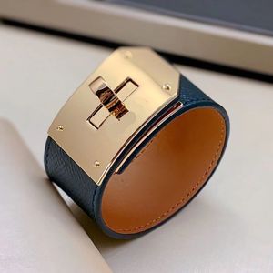 hoge kwaliteit populaire jewerlry echt lederen manchet echt lederen armband voor dames