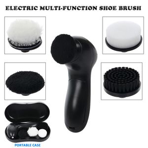 Haute qualité Portable 3-en-1 brosse à chaussures électrique canapé siège de voiture chaussures en cuir nettoyage et entretien brillance pour voyage 201021