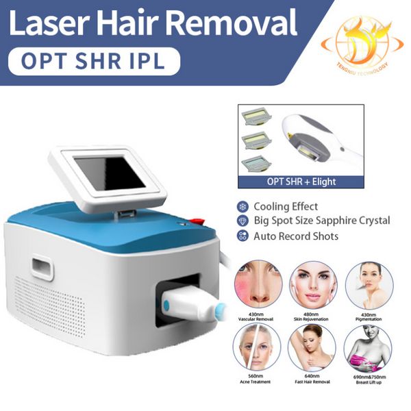 IPL Machine Factory Sale CE ECM LVD Prix approuvé Professionnel Professionnel Doule Permante Permanent Salon Salon Diode Laser OPT Dispositif d'épilation