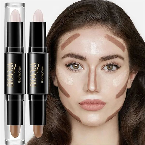 Crema de base de base de maquillaje profesional de alta calidad para el corrector de cara contorneing bronce beauty women s cosmetics 231221